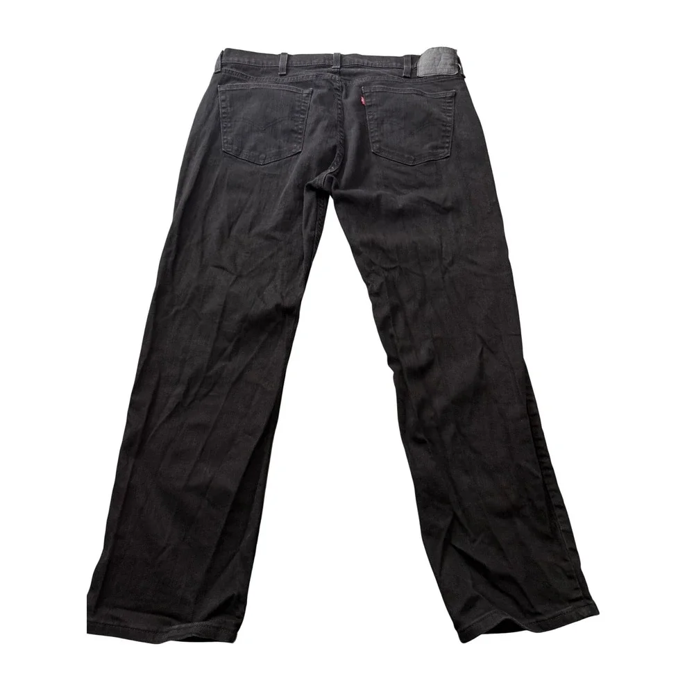 Levis 559 Relaxed Straight Jeans Mens 38x30 Black Denim 00559-0239